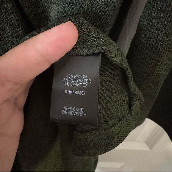 Torrid Super Soft Plush Green At The Knee Hacci Faux Wrap Dress Women’s Size 3X - Picture 10 of 11